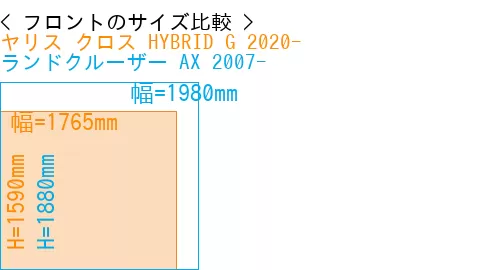 #ヤリス クロス HYBRID G 2020- + ランドクルーザー AX 2007-